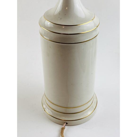 Vintage Chinese Asian Porcelain Jar Table Lamp Gold Gilt Image Female Male WORKS - Picture 7 of 12
